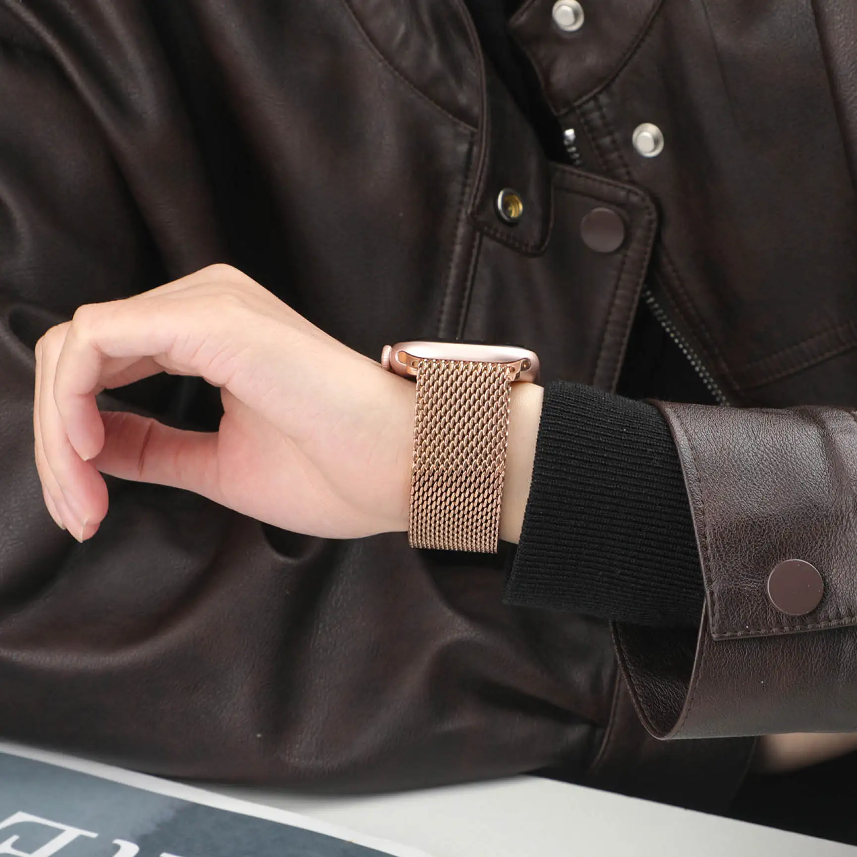 Tali Jam Tangan Apple Watch Ul - Mesh Coil Strip ulasan dan harga