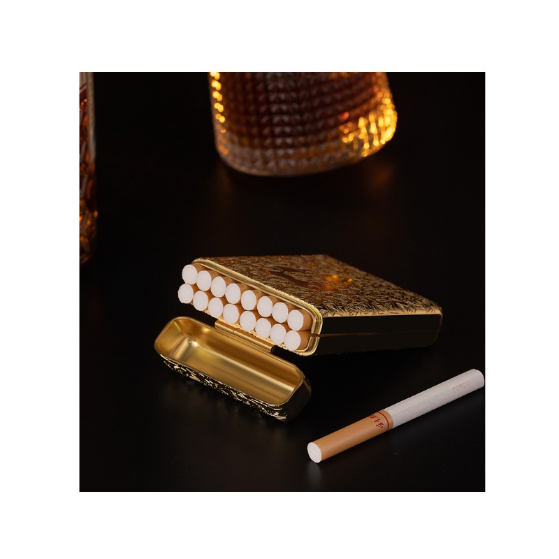 Kotak Rokok Logam Ukiran Retro - Smoking & Vaping Accessories ulasan dan harga